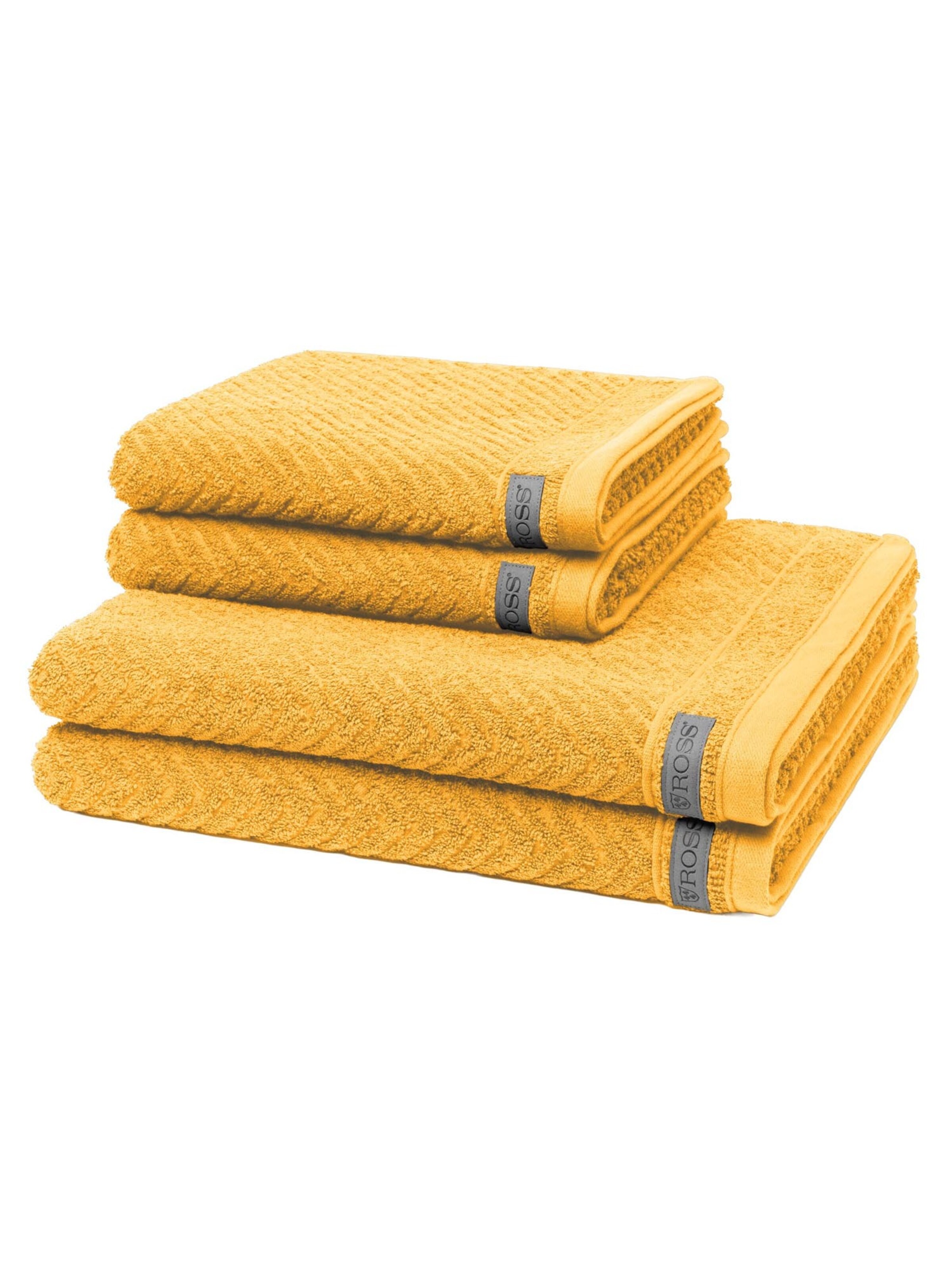 ROSS Handtuch 'Smart'‌‌‌‌‌‌‌‌‌ in Gelb: Vorderseite