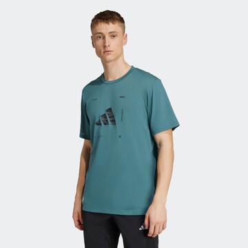 ADIDAS PERFORMANCE T-Shirt in Grün