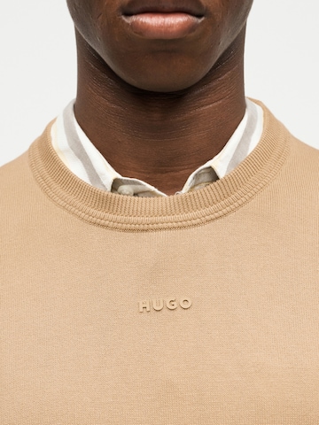 HUGO Pulóver 'San Cassius-C2' - bézs