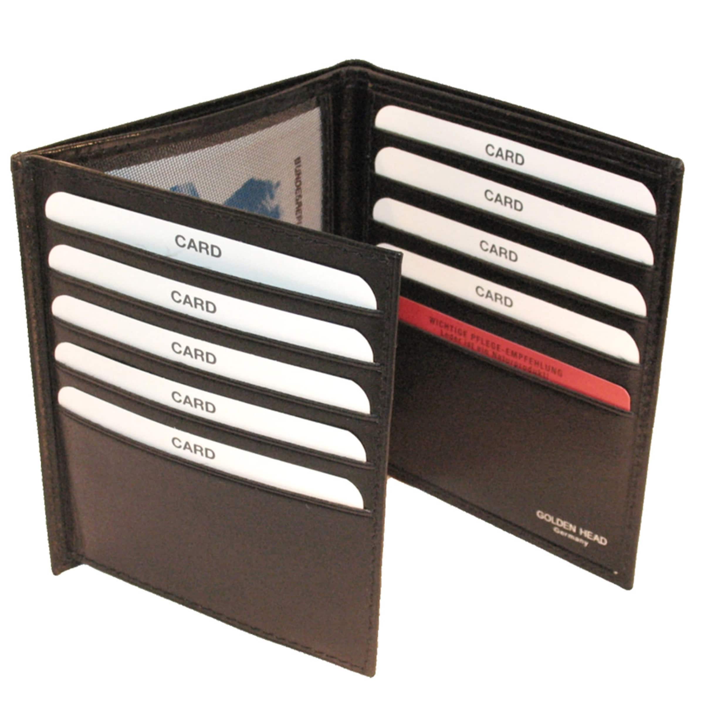 Portamonete 'Colorado' di GOLDEN HEAD in nero