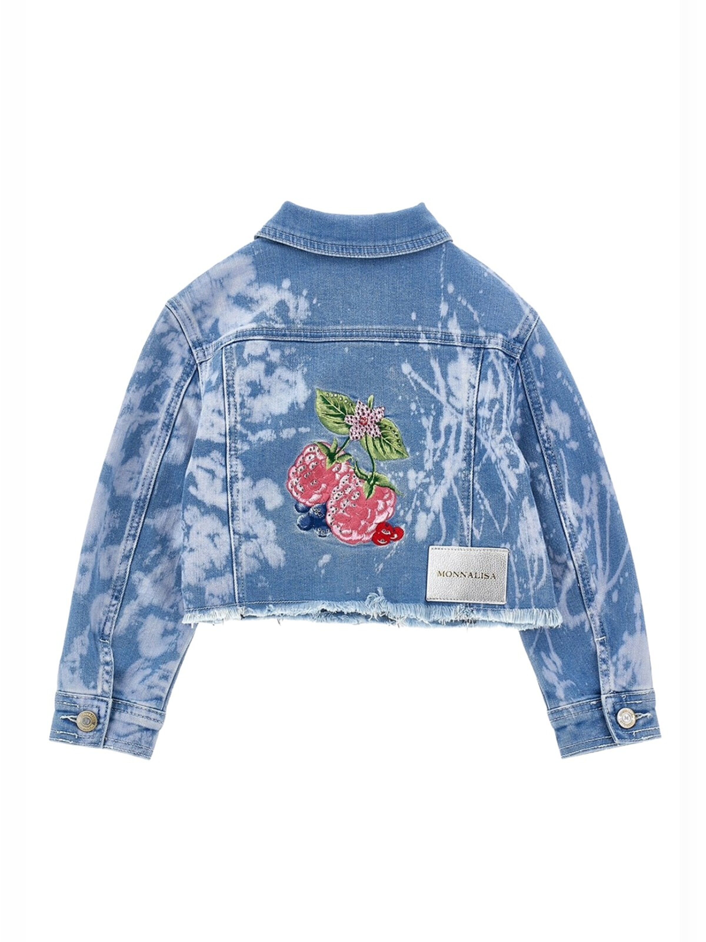 Giacca di mezza stagione 'Giubbino denim blu per bambina' di MONNALISA in blu