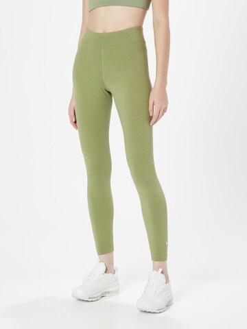 Nike Sportswear Skinny Leggings 'Essential' in Grün: predná strana