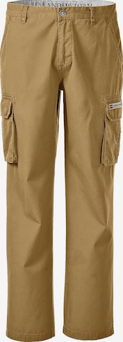 Loosefit Pantalon cargo 'Steen' Jan Vanderstorm en beige : devant