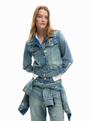 Desigual Välikausitakki värissä sininen: etupuoli