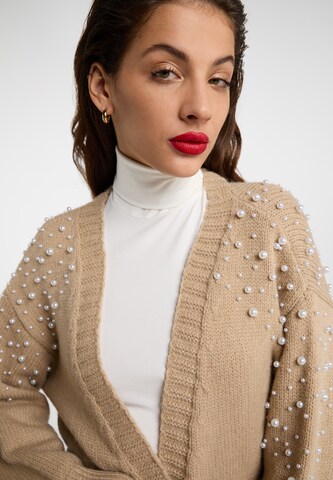 faina Knit cardigan in Beige