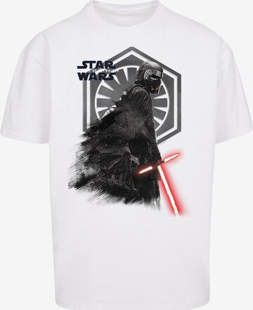 T-Shirt 'Star Wars The Rise Of Skywalker Kylo Ren Vader Remains' F4NT4STIC en blanc : devant