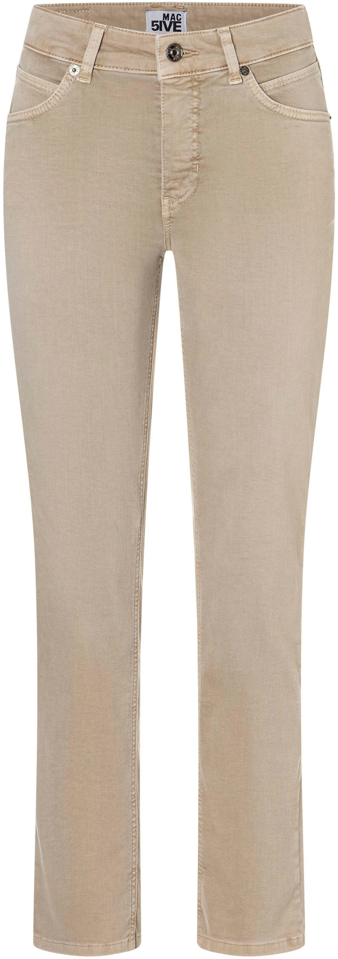 MAC Skinny Jeans 'Melanie' in Beige: front