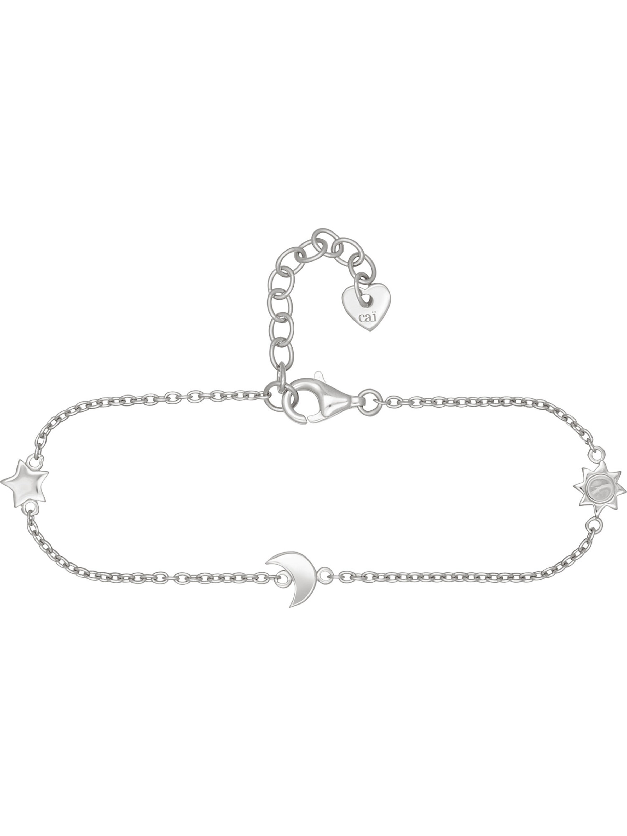 caï Bracelet in Silver: front