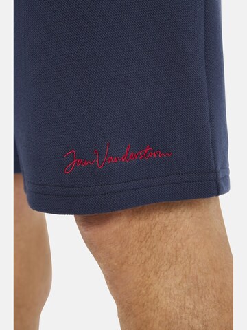 Jan Vanderstorm Regular Sportbroek ' Iring ' in Blauw