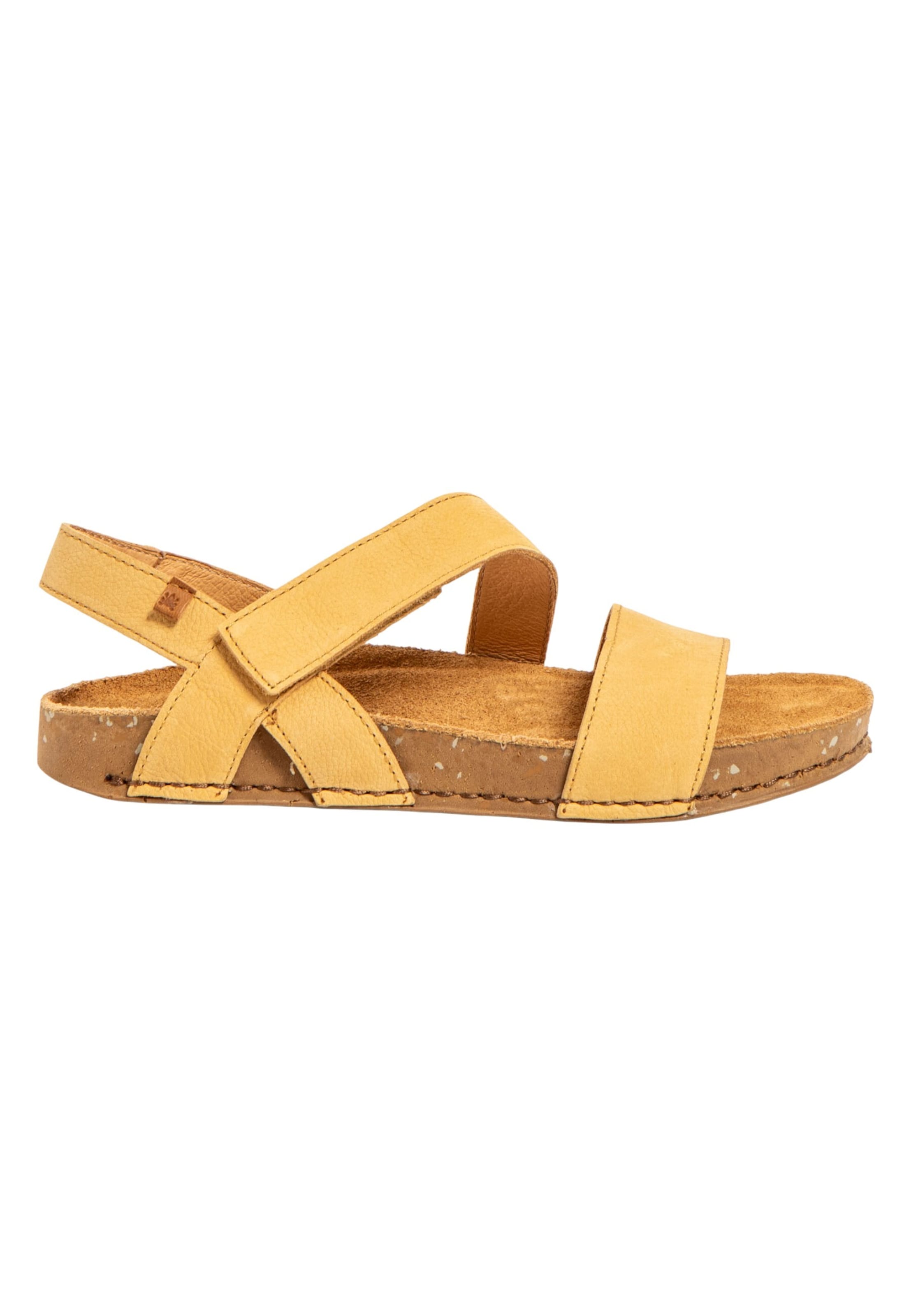 EL NATURALISTA - Sandália 'Balance' em amarelo: frente