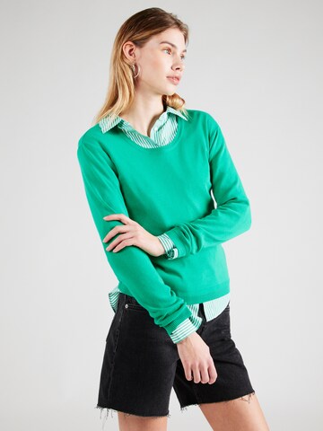 Pull-over UNITED COLORS OF BENETTON en vert : devant