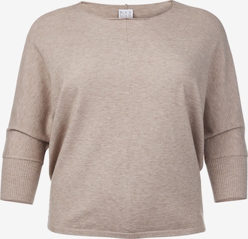 Rock Your Curves by Angelina K. Pullover in Beige: predná strana