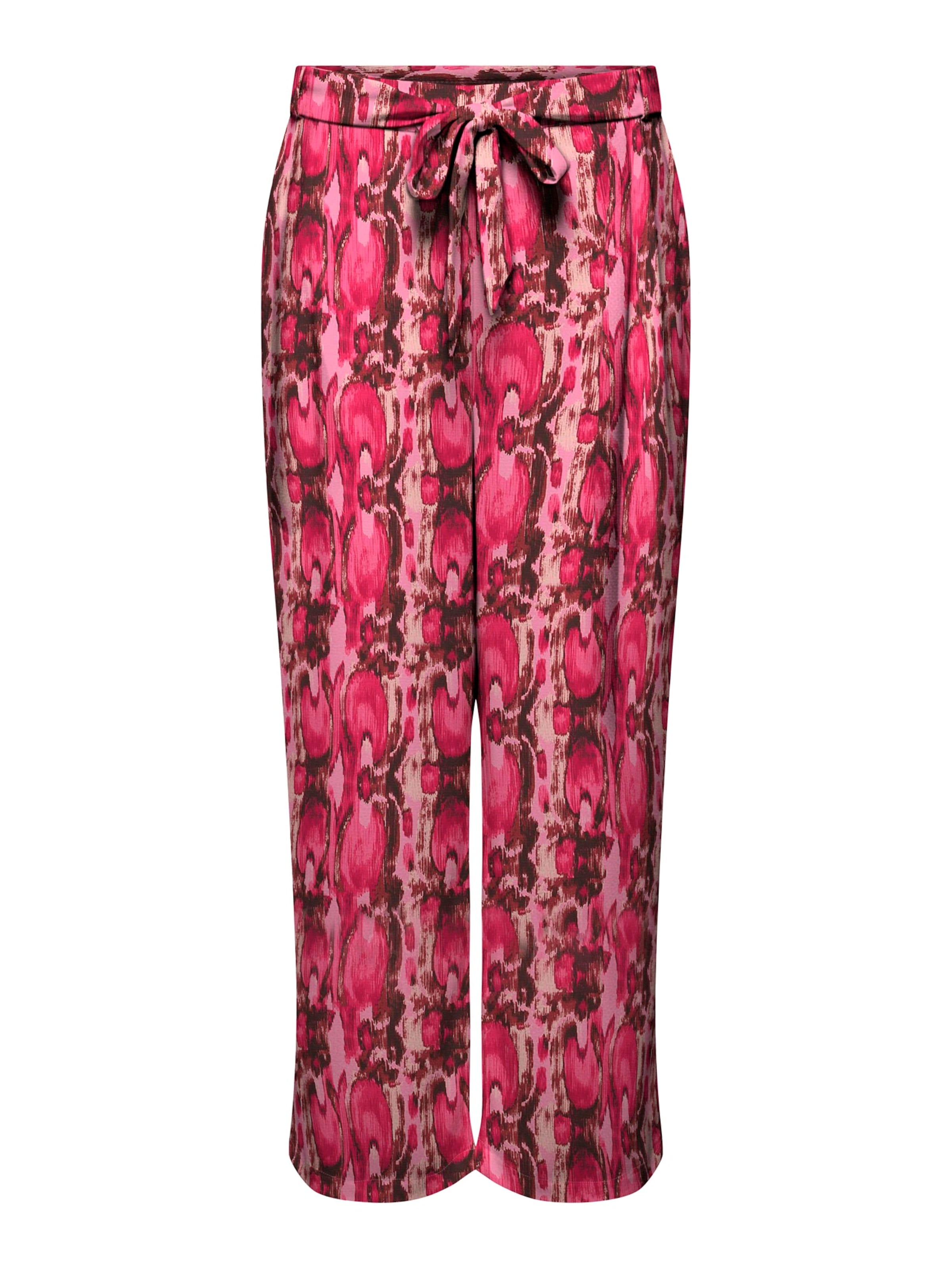 ONLY Carmakoma Bukser 'CARSHILLA' i 42/32 i brun / pink / lyserød / magenta, Produktvisning