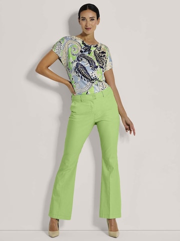 évasé Pantalon à plis MADELEINE en vert