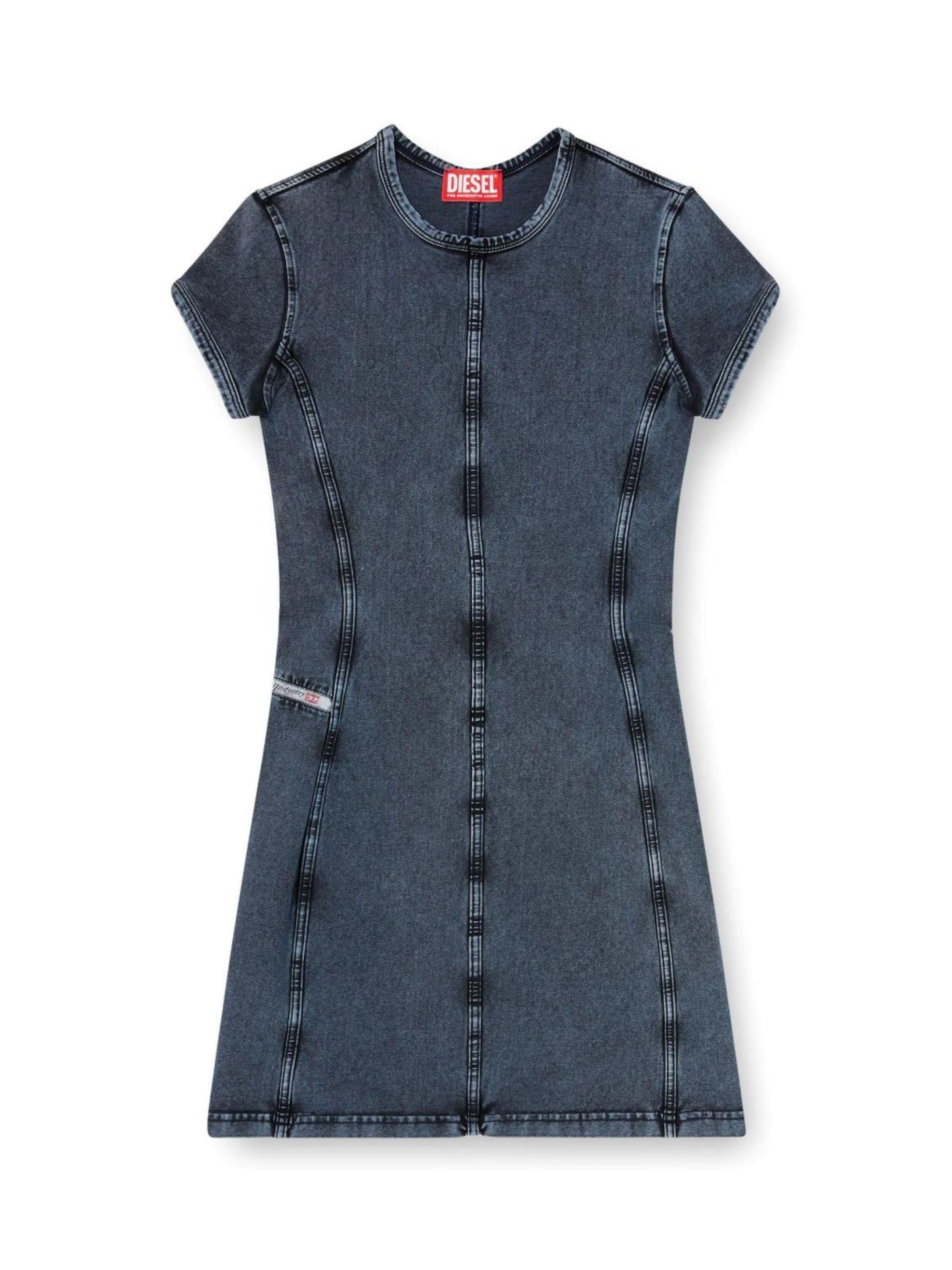 DIESEL - Vestido de noche en azul: frente