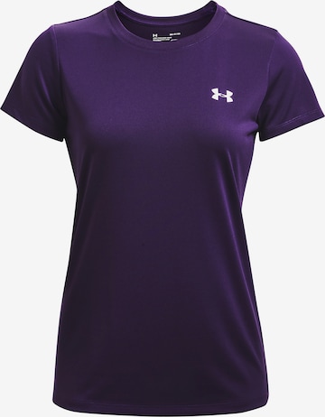 UNDER ARMOUR Performance Shirt ' Tech ' in Purple: front
