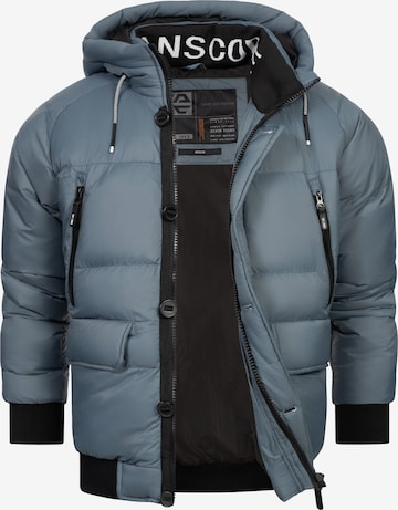 INDICODE JEANS Winter jacket 'Paulix' in Blue: front