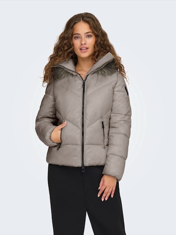 ONLY Winter jacket 'ONLFEVER' in Grey: front