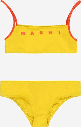 Marni - Biquíni em amarelo: frente