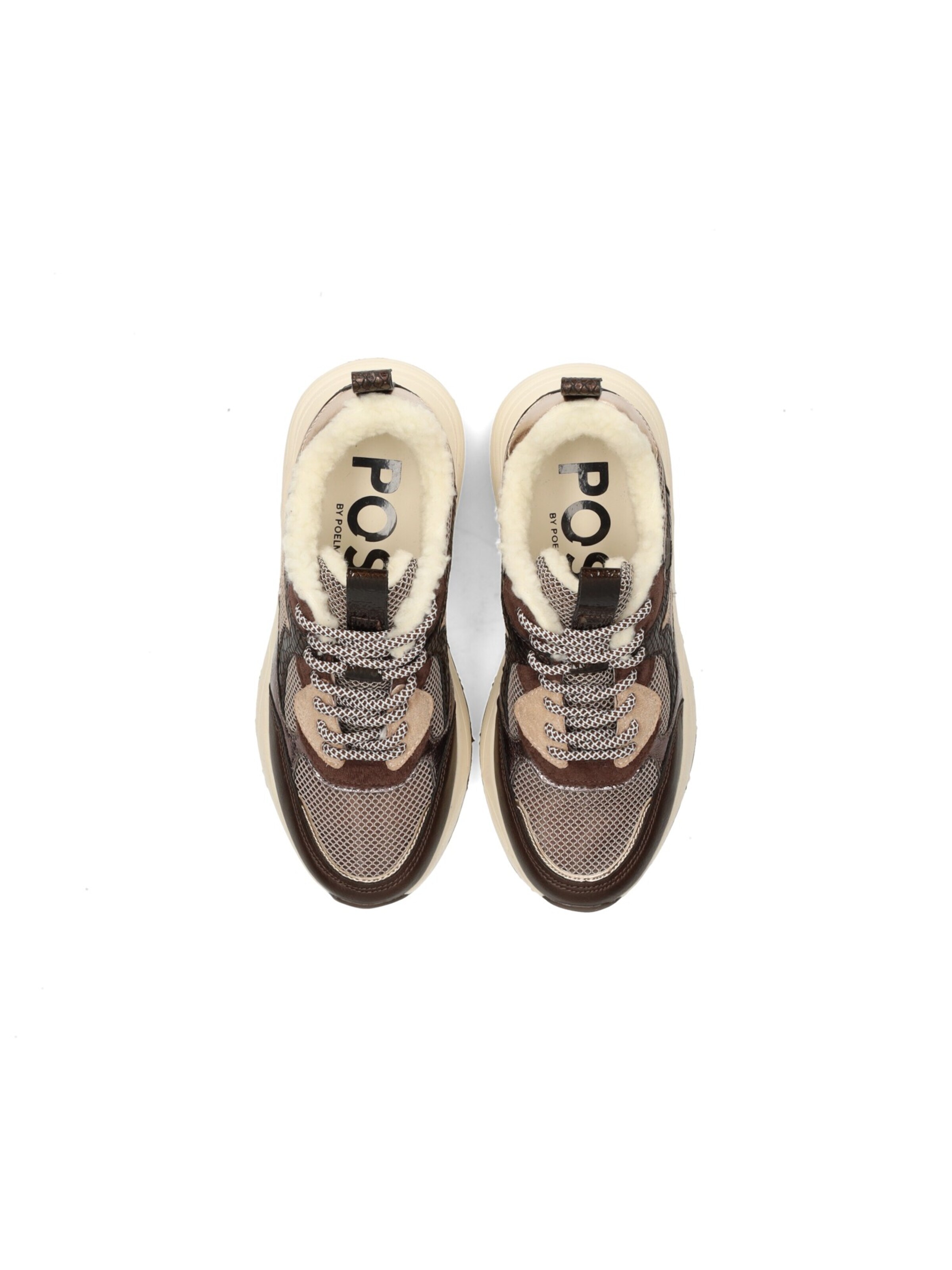 Baskets 'POSH by Poelman KIKI ROSE Mädchen-Sneaker' POSH by Poelman en marron