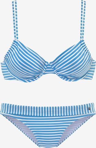 s.Oliver Bikini in Blue: front