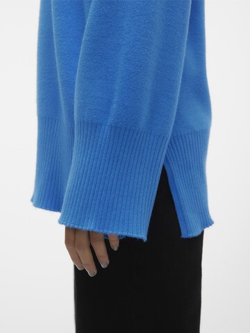 VERO MODA Sweater 'GOLD NEEDLE' in Blue