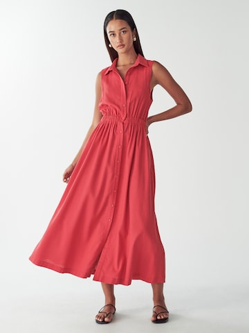 Willa Kleid 'Lina' in Rot: Vorderseite