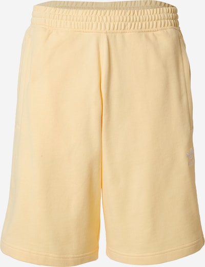 Kelnės 'Essentials' iš ADIDAS ORIGINALS, spalva – pastelinė geltona / balta, Prekių apžvalga