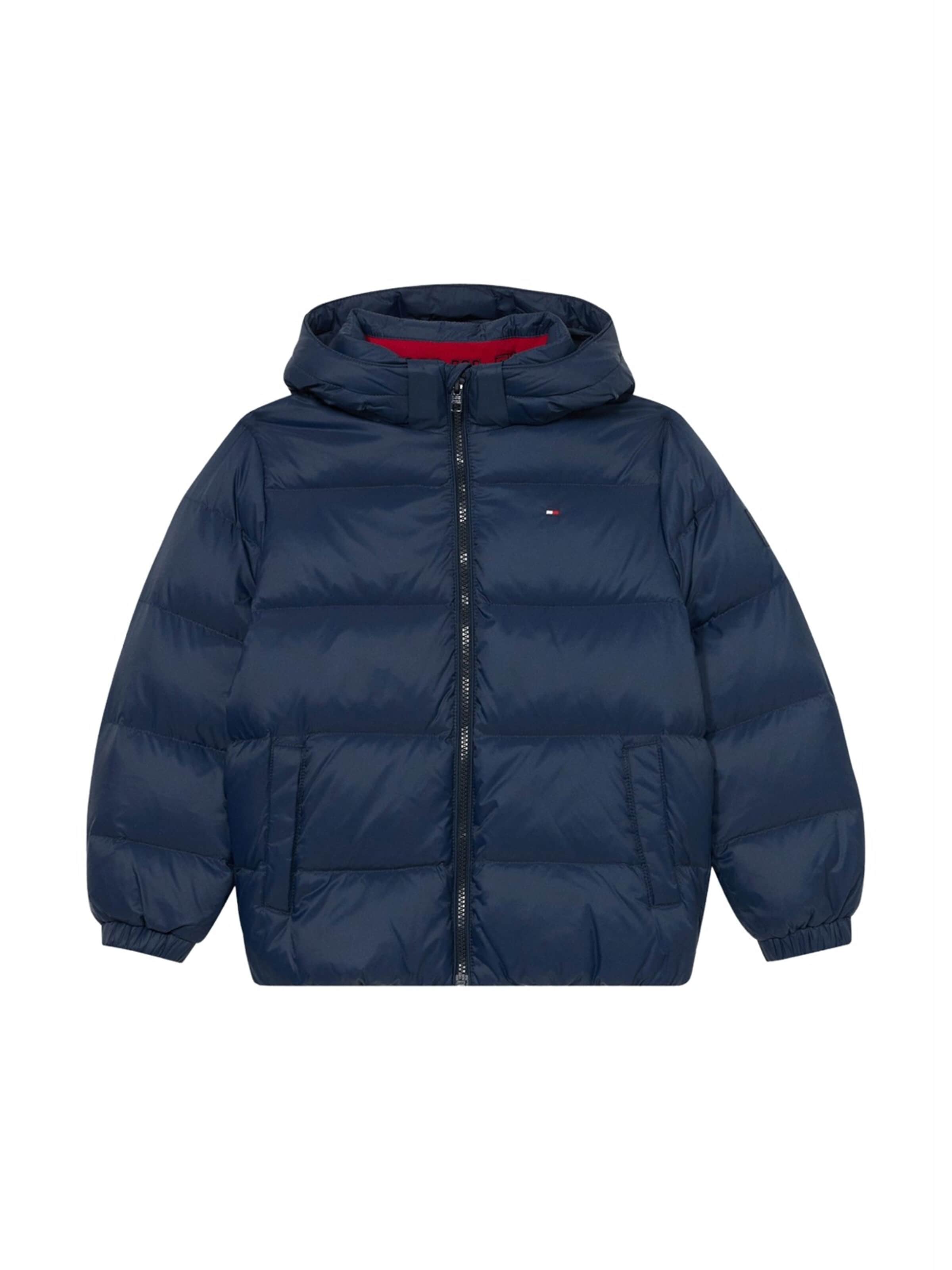 Tommy Hilfiger Kids Winter Jacket in Blue: front