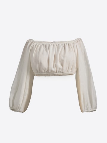 Chemisier 'Busy Line' 4TAILORS en blanc