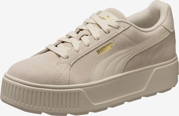 Baskets basses 'Karmen' PUMA en beige : devant