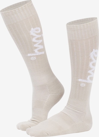 Chaussettes de sport Eivy en beige : devant