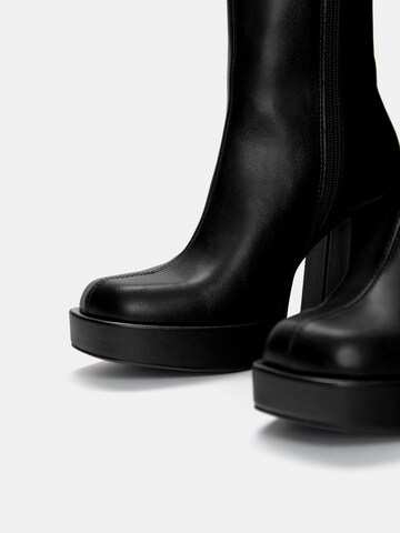 Pull&Bear Ankle Boots in Black