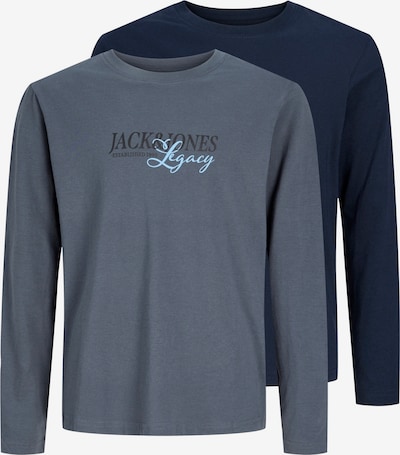 Jack & Jones Junior Shirt 'JJJade' in 140 in Navy / Smoke blue / Aqua / Black, Item view