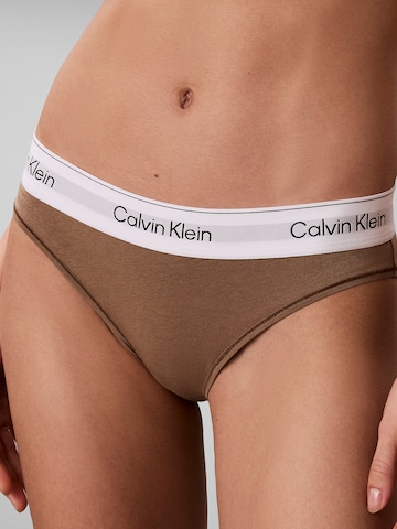 Calvin Klein Underwear Slip in Brown: front