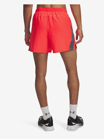 UNDER ARMOUR Sports trousers 'Launch 5' in Grey / Red, Item view