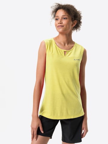 VAUDE Sports Top 'Skomer' in Yellow: front