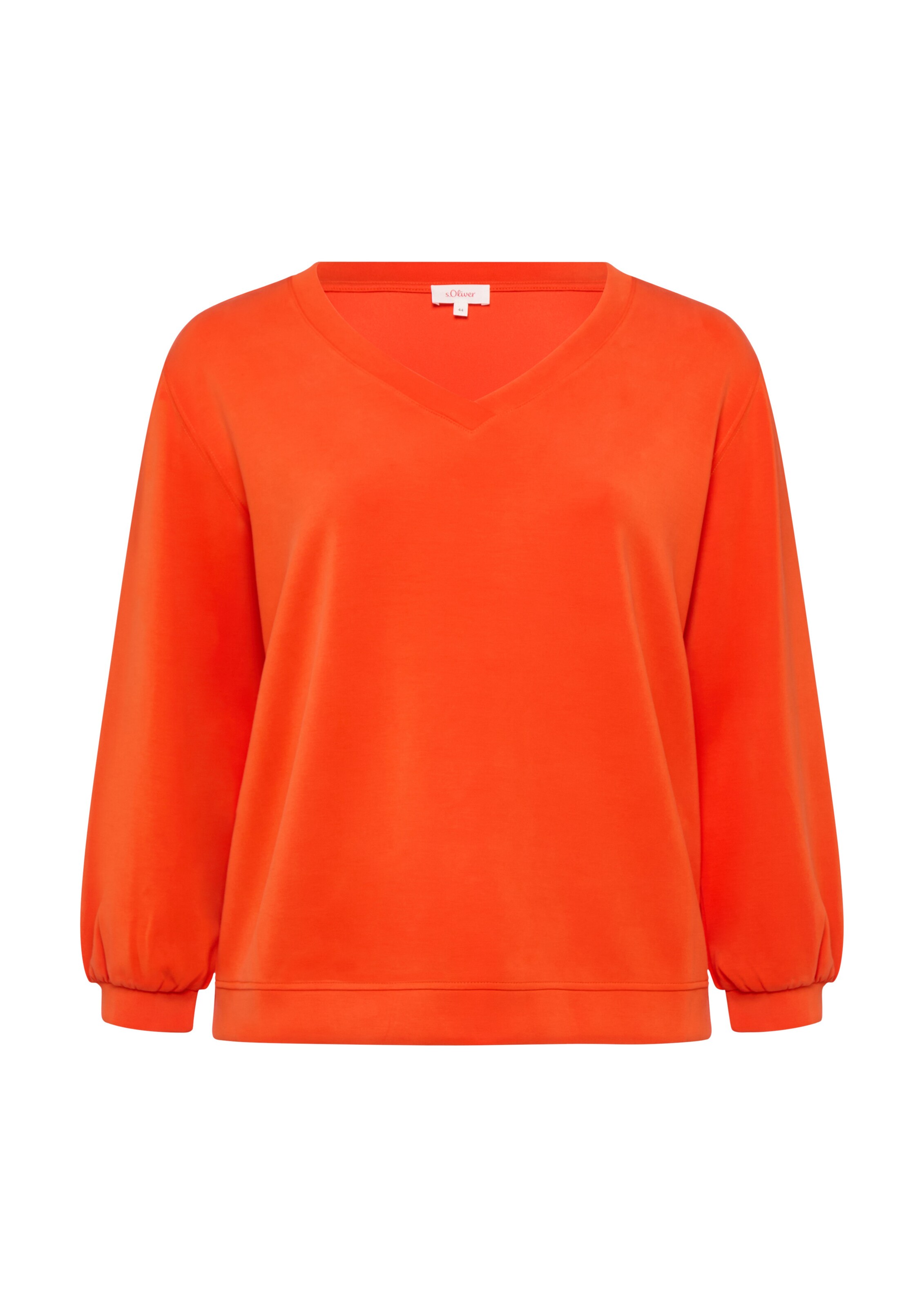 Sweat-shirt s.Oliver en orange : devant