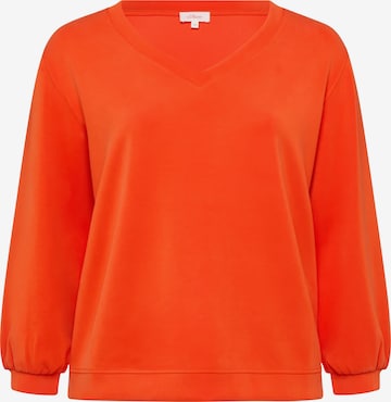 Sweat-shirt s.Oliver en orange : devant