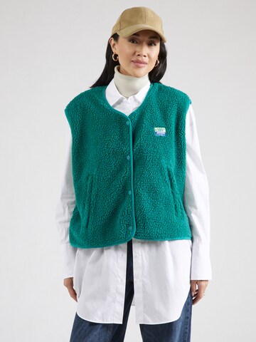 Gilet 'HOKTOWN' AMERICAN VINTAGE en vert : devant