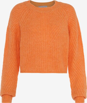 Pull-over Libbi en orange : devant