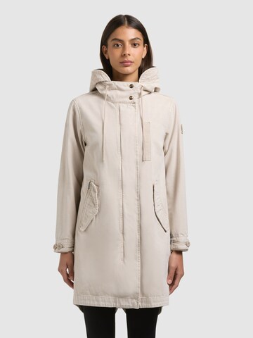 khujo Mantel 'Freya' in Grau: Vorderseite