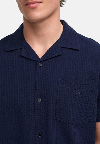 Kronstadt Regular fit Button Up Shirt ' KSArlin ' in Blue