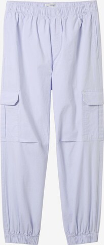 TOM TAILOR Tapered Pants in Purple: front