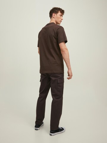 JACK & JONES T-Shirt in Braun