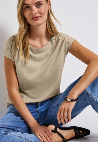 STREET ONE T-Shirt in Beige