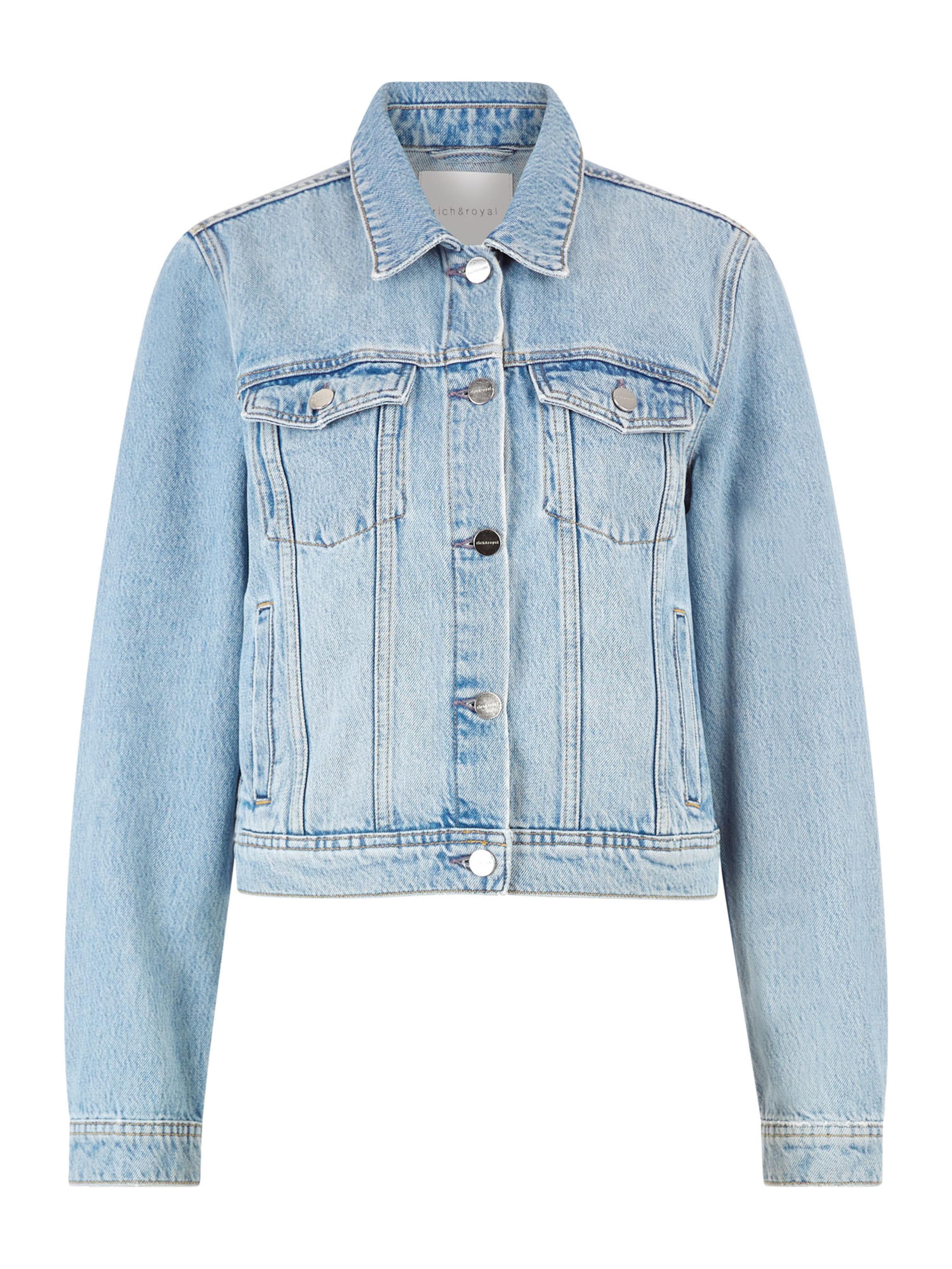 Veste mi-saison Rich & Royal en bleu : devant