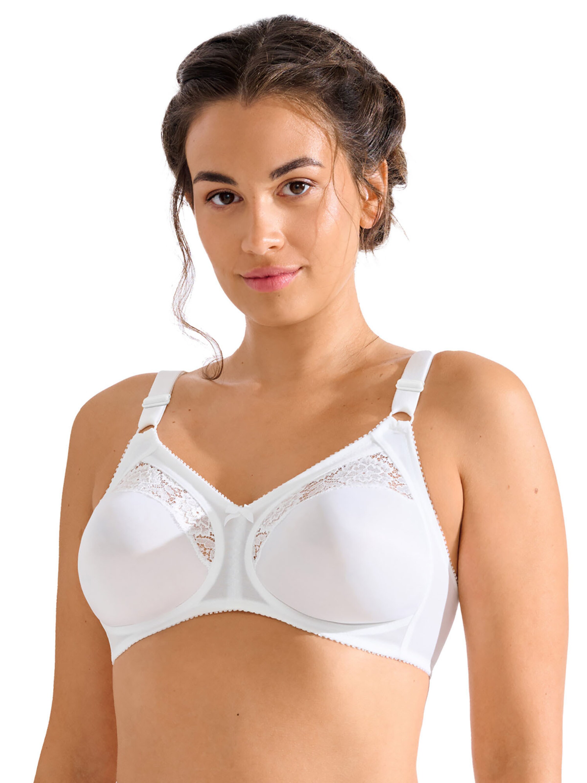 Lisca Classic Bra 'Minca' in White