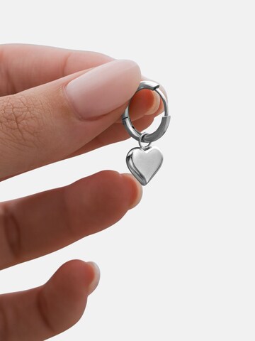 GOOD.designs Earrings 'Herz' in Silver