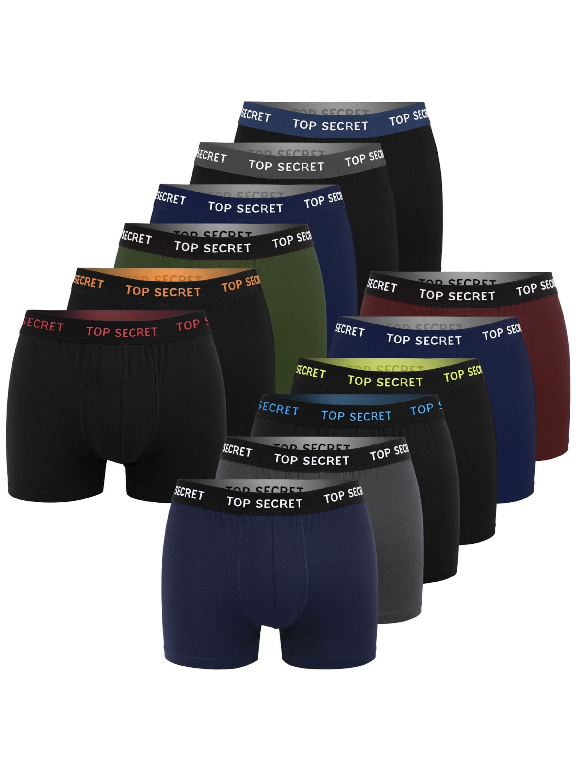 Top Secret Boxershorts in Mischfarben: Vorderseite